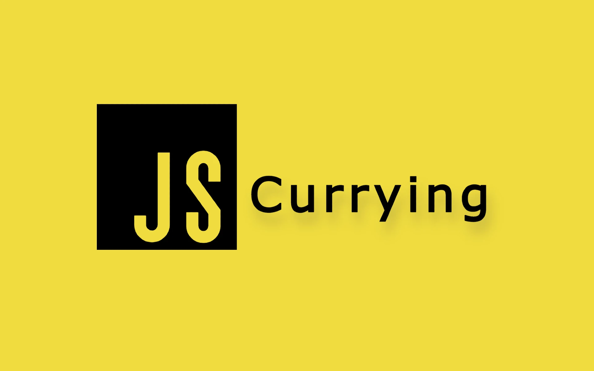 JavaScript currying concept illustration